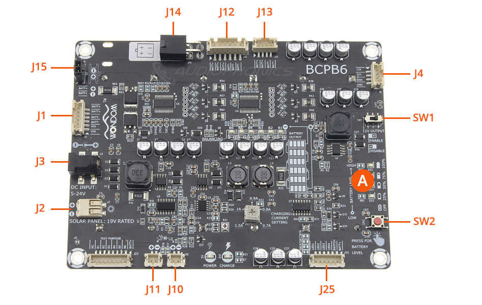 WONDOM BCPB6 Battery Manager Module 6x21700